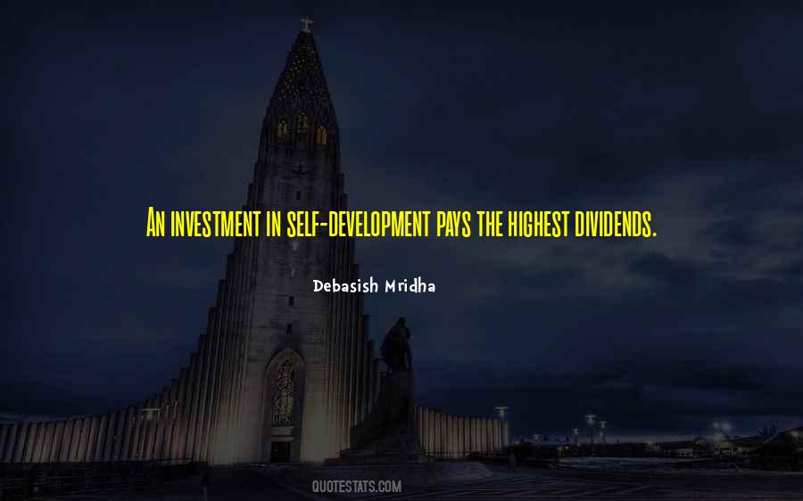 Quotes About Dividends #1214398