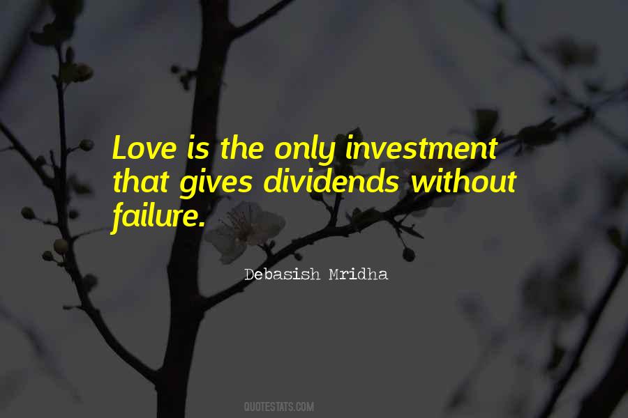 Quotes About Dividends #1612310