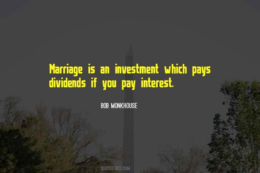 Quotes About Dividends #339892
