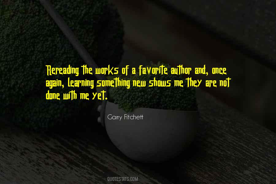 Favorite Author Quotes #1664422