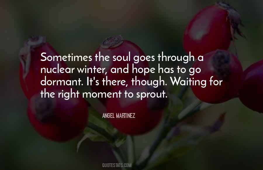 Quotes About Waiting For The Right Moment #352784