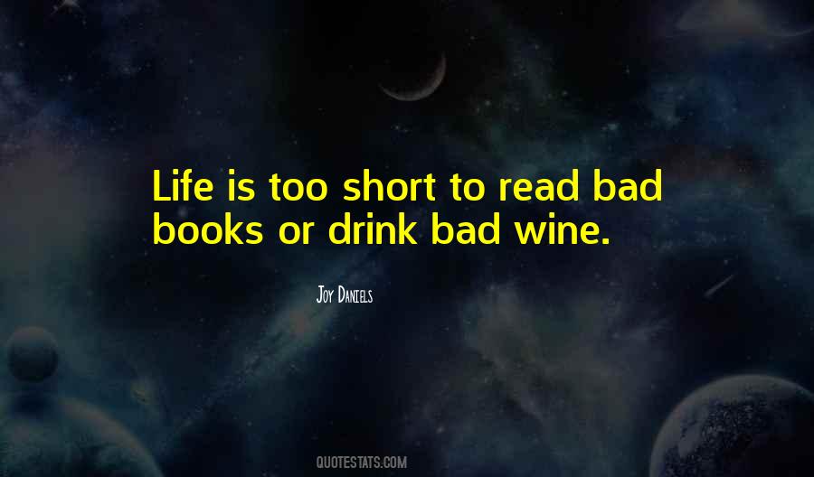 Quotes About Books And Wine #1557965