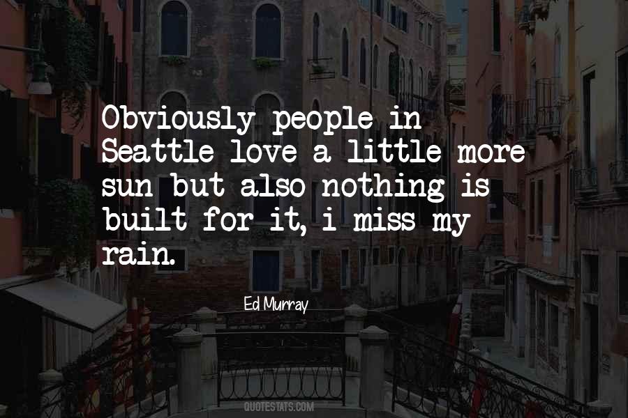 Quotes About Seattle Rain #204771