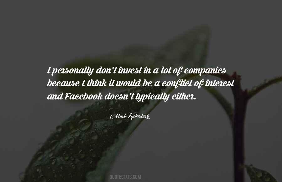Quotes About Conflict Of Interest #560430