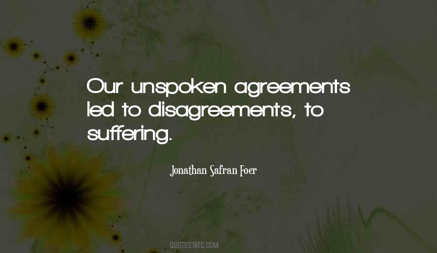 Quotes About Agreements #101060