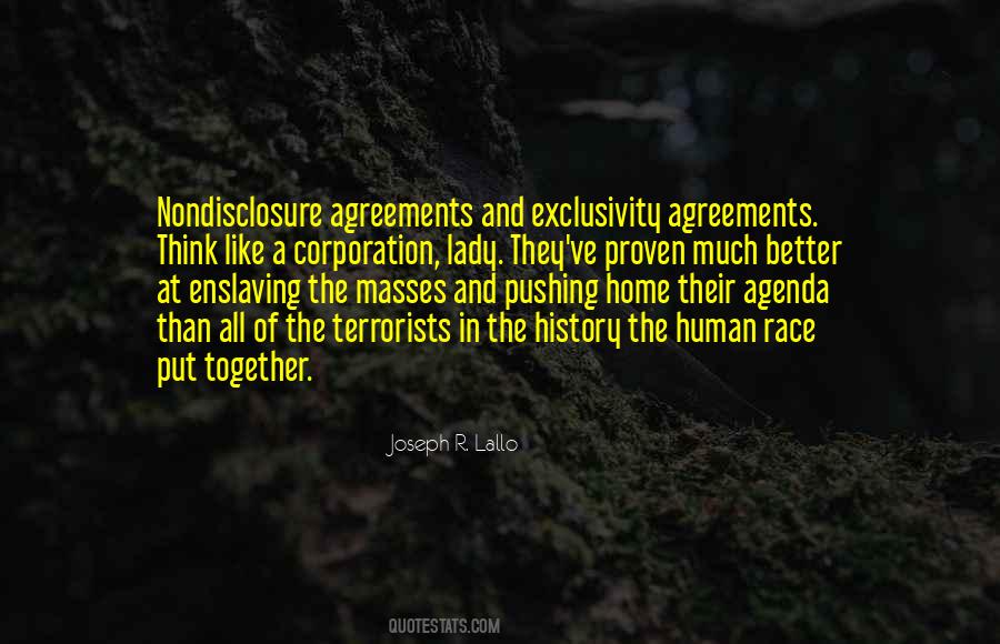 Quotes About Agreements #557769