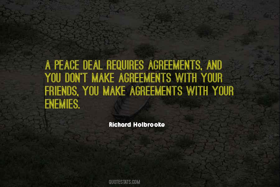 Quotes About Agreements #857361