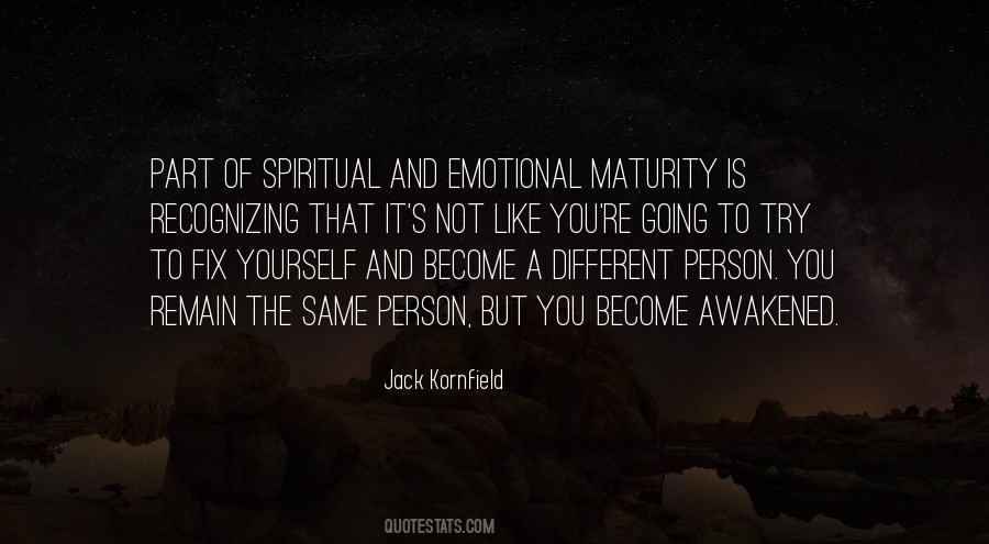 Quotes About Emotional Maturity #1720906