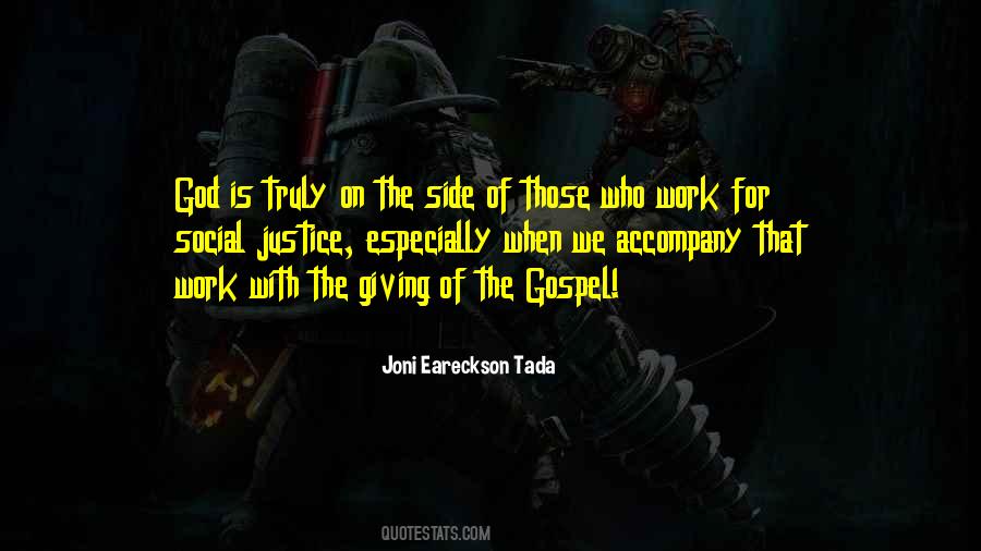Gospel Justice Quotes #1376351