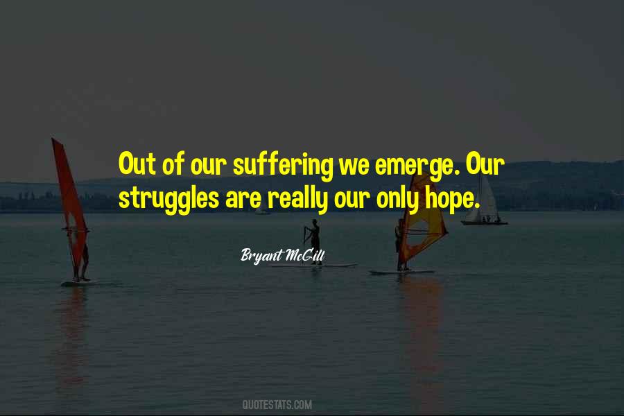 Hope Suffering Quotes #1007702