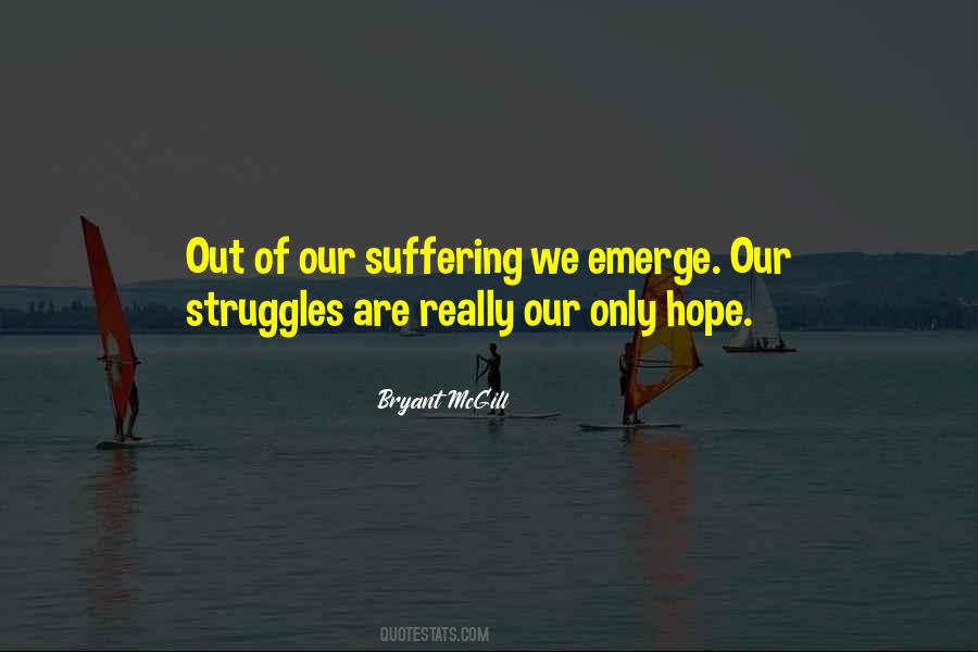 Hope Suffering Quotes #1007702