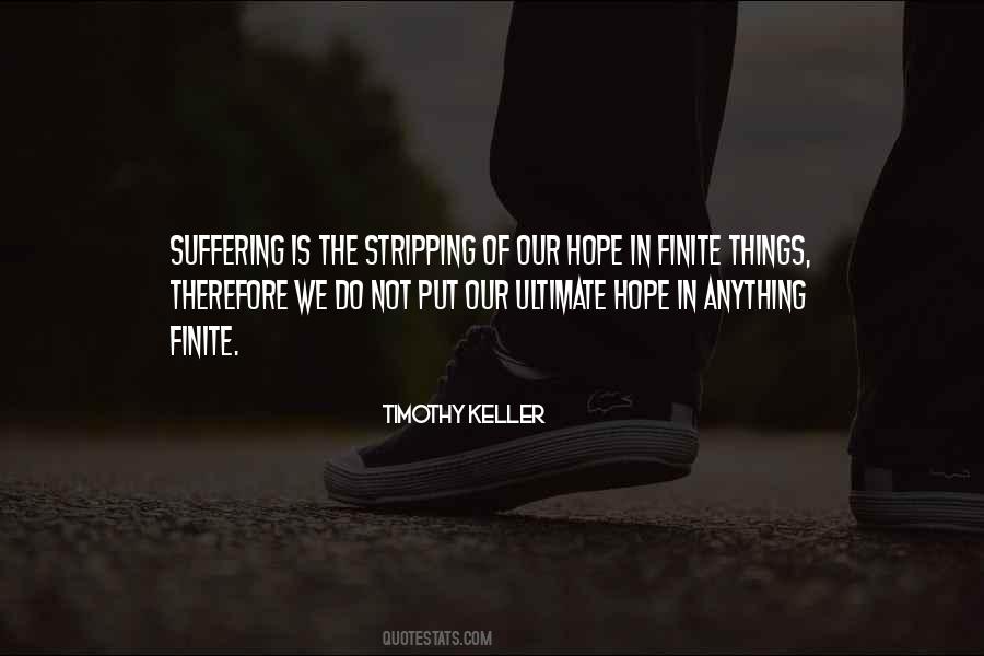 Hope Suffering Quotes #999591