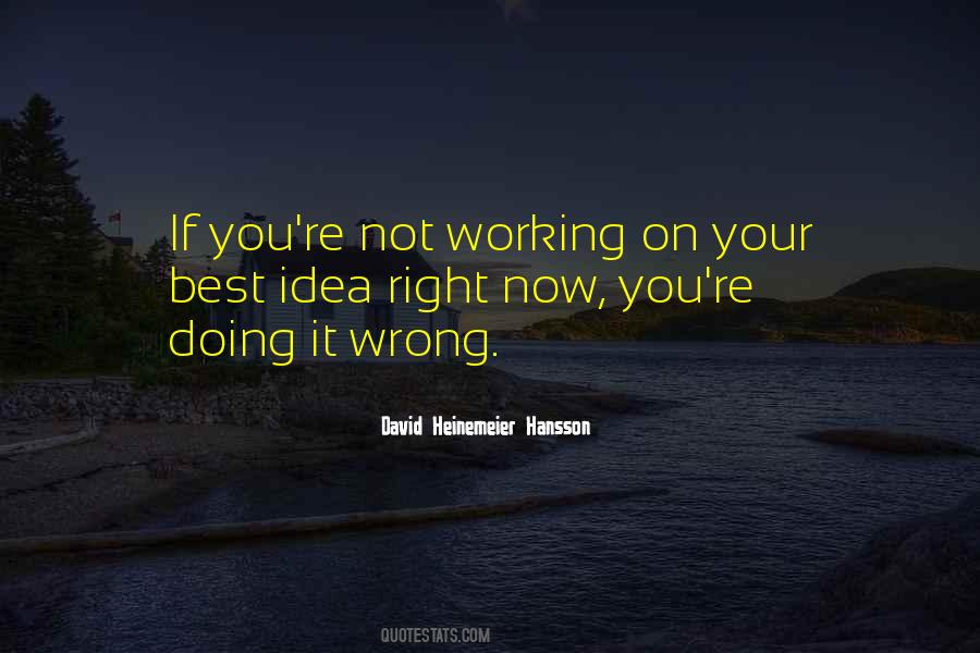 Quotes About Doing It Wrong #1112673
