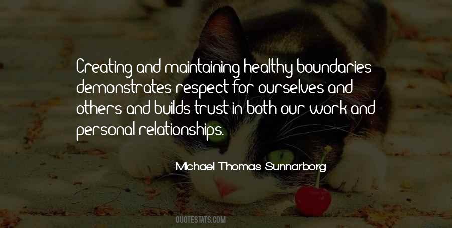 Quotes About Healthy Boundaries #79347