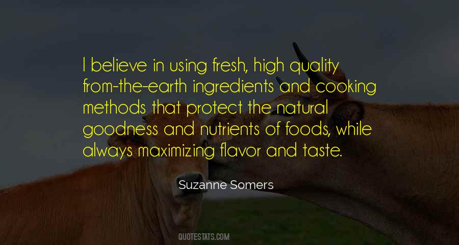 Quotes About Natural Foods #1375072