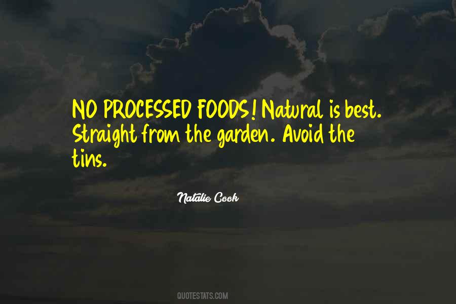 Quotes About Natural Foods #1543804