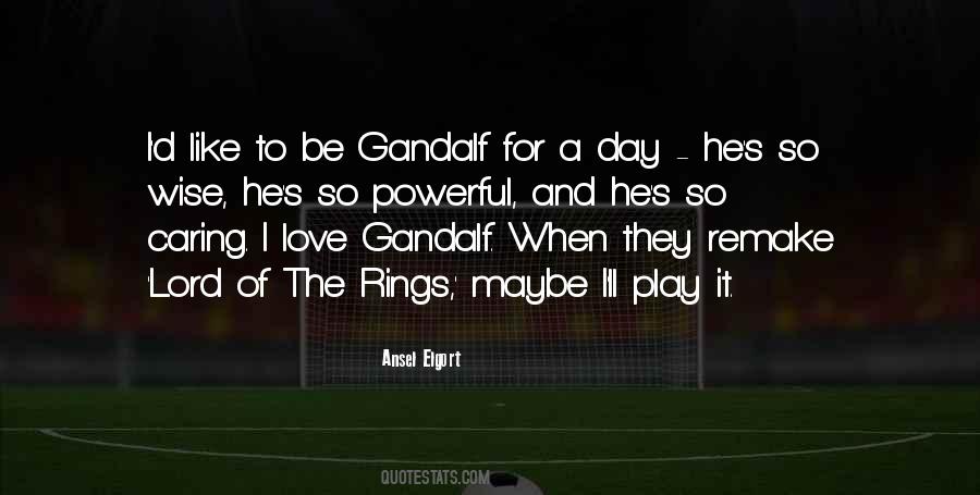 Quotes About Love From The Lord Of The Rings #1650686