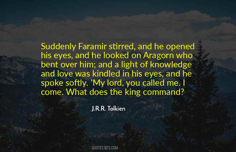 Quotes About Love From The Lord Of The Rings #1764689