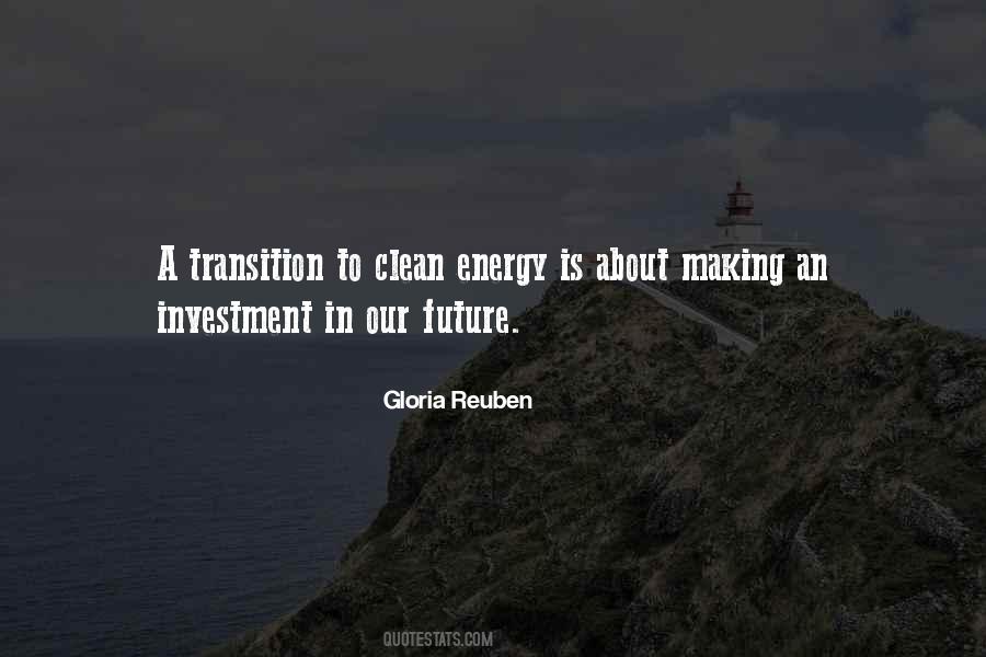 Quotes About Clean Energy #1305095