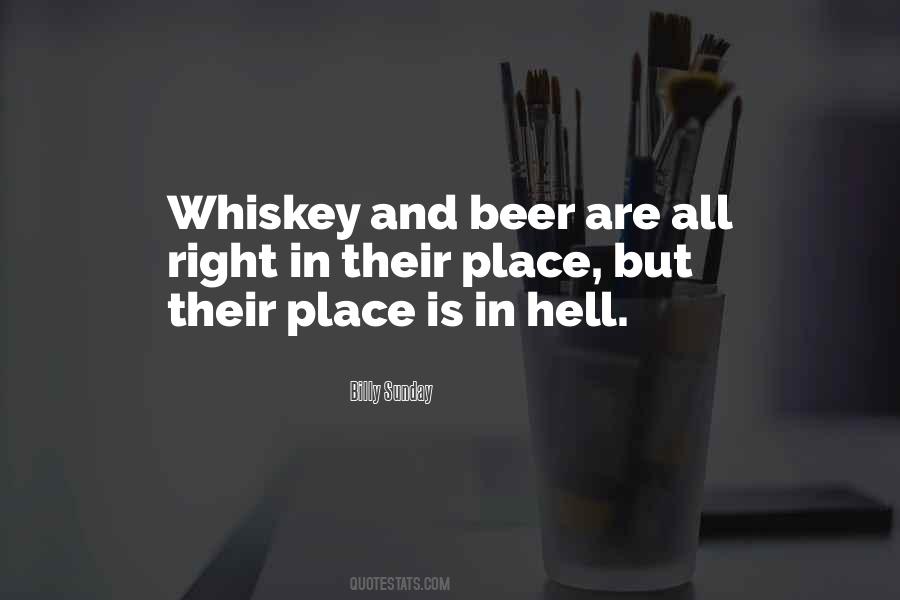 Quotes About Whiskey And Beer #1094915