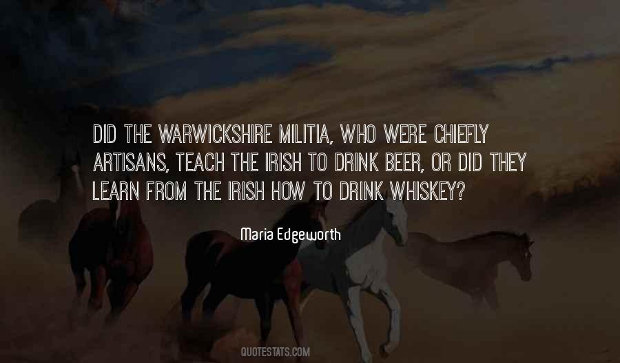 Quotes About Whiskey And Beer #496643