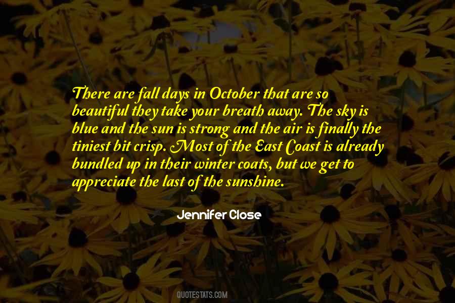 Quotes About October And Fall #1653263