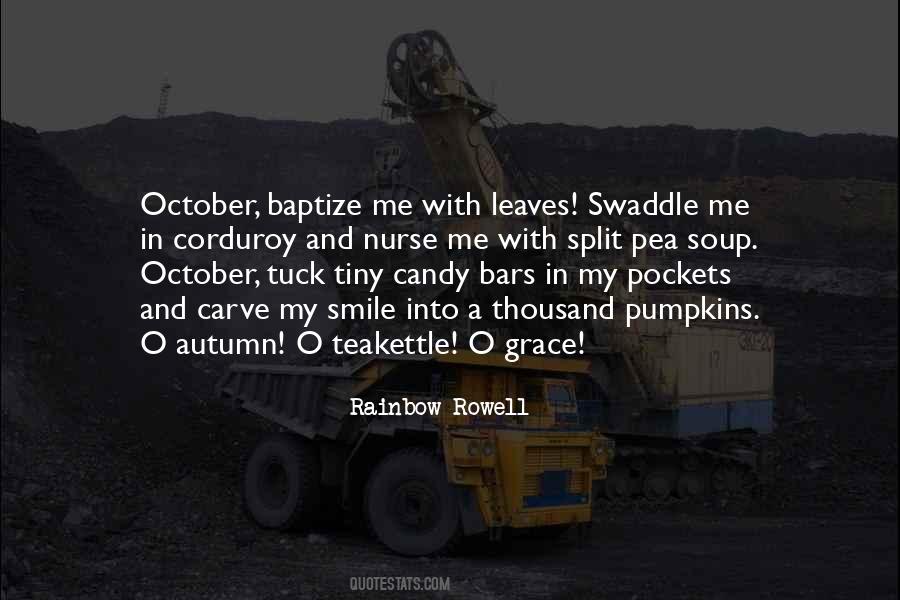 Quotes About October And Fall #78792
