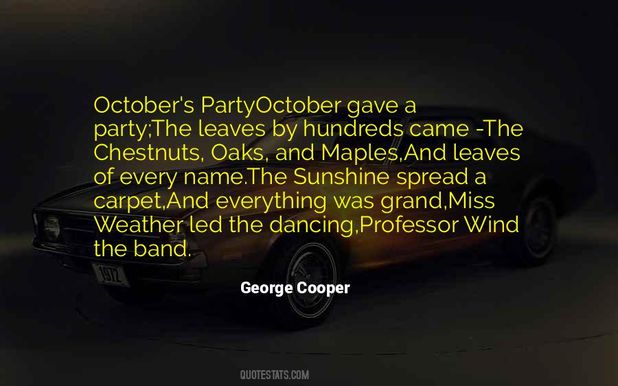 Quotes About October And Fall #985007
