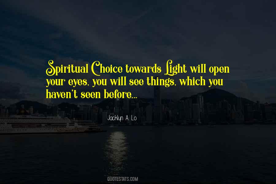 Spiritual Eyes Quotes #149054