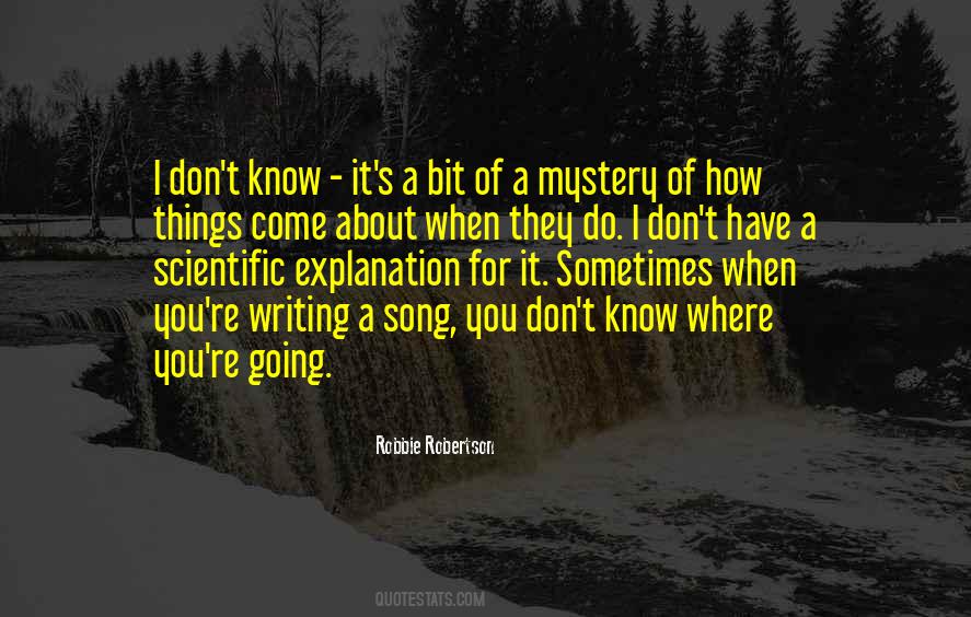 Quotes About Mystery Writing #215912