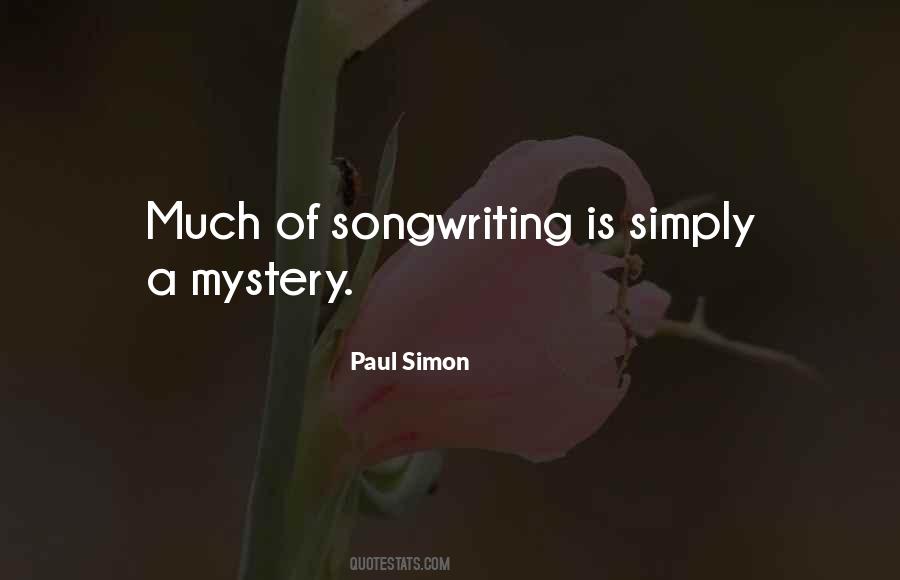 Quotes About Mystery Writing #36469