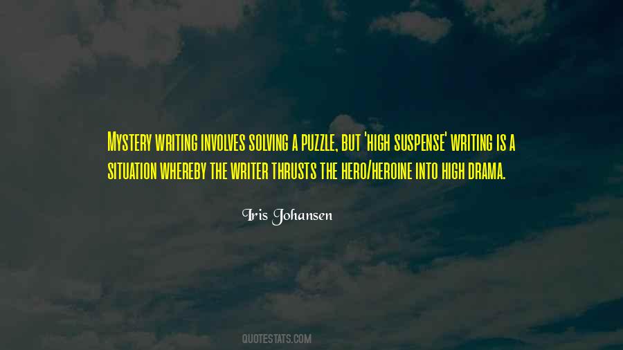 Quotes About Mystery Writing #712358