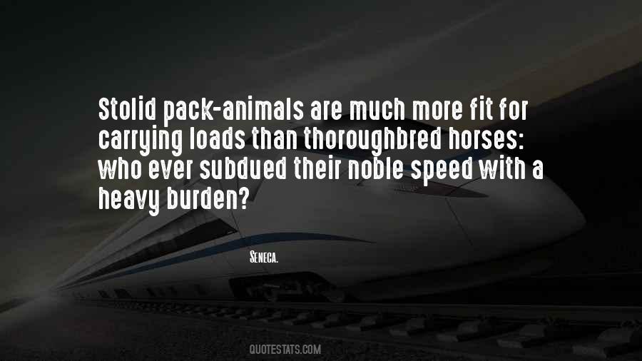 Pack Horses Quotes #66243