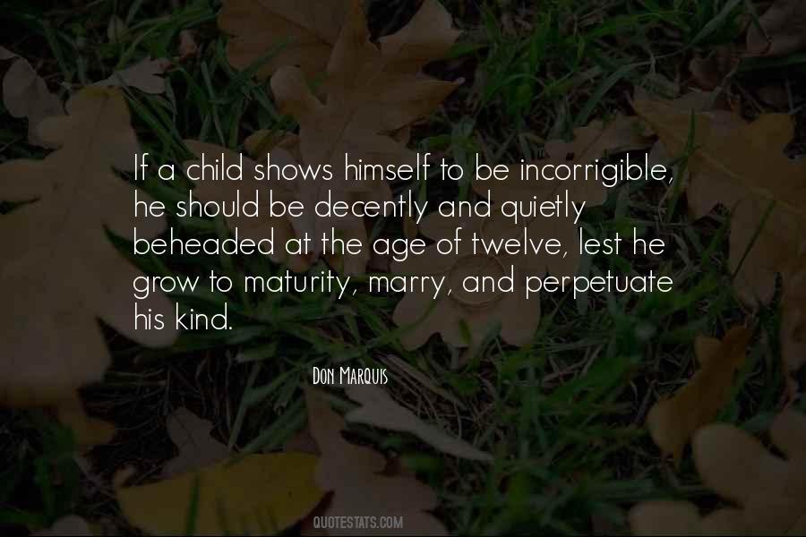 Quotes About Age And Maturity #1623163