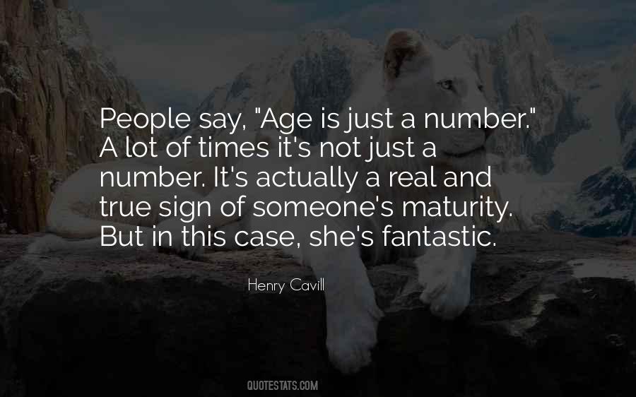 Quotes About Age And Maturity #183559