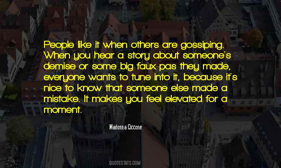 Quotes About Gossiping #265588