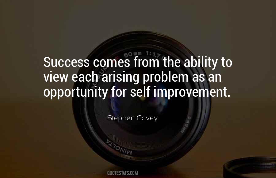 Opportunity For Success Quotes #529295