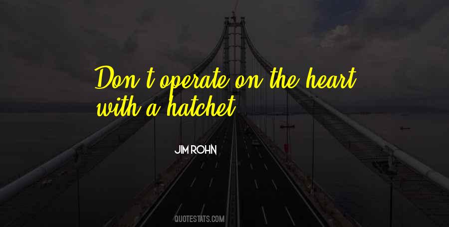 Quotes About Hatchet #1529109