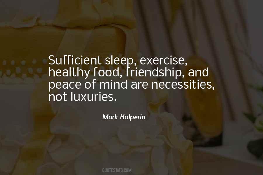 Quotes About Sleep And Exercise #1118095