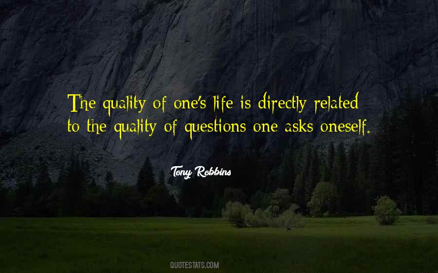 Life S Questions Quotes #649612