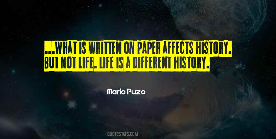 Quotes About How History Affects Us #11505