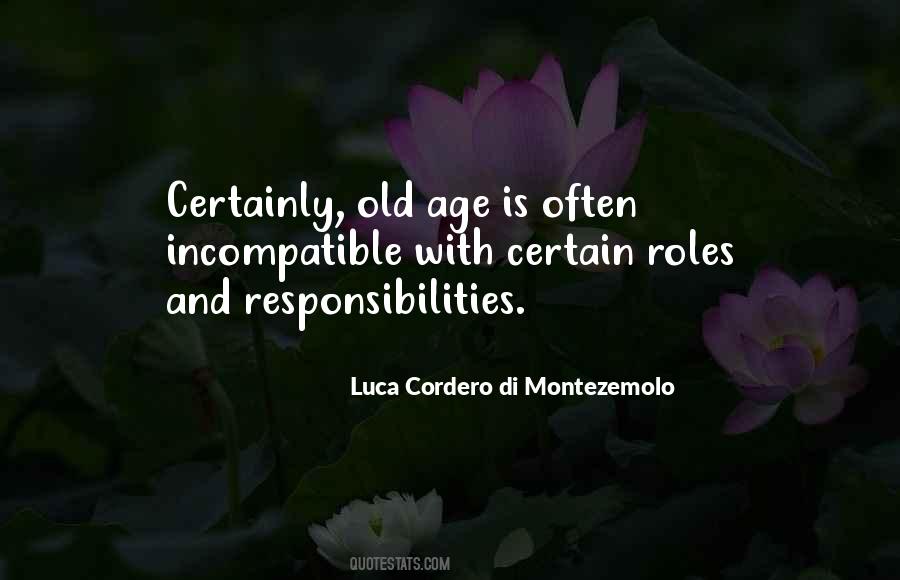 Quotes About Age And Responsibility #149791