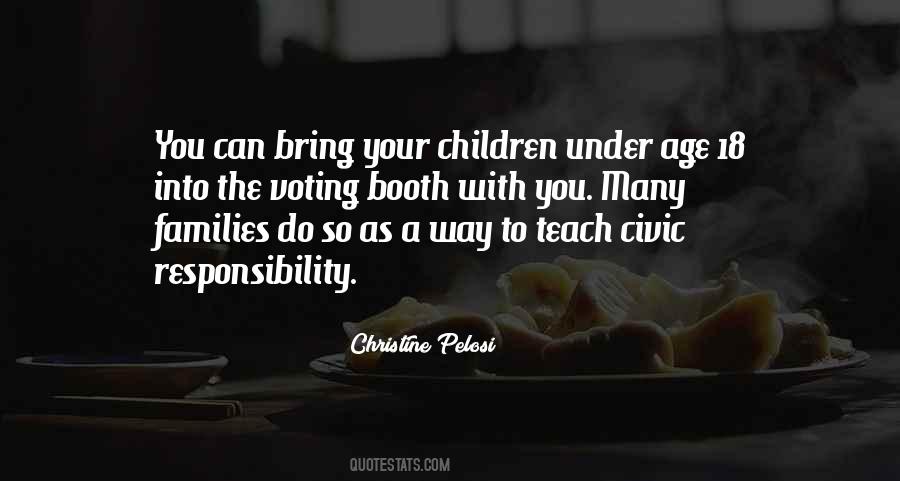 Quotes About Age And Responsibility #493793