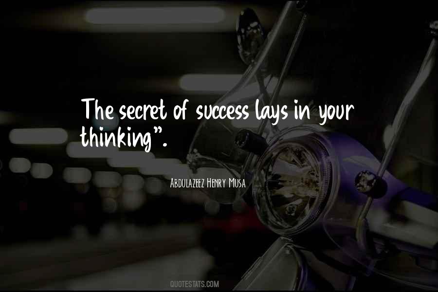 Success Secret Quotes #554493