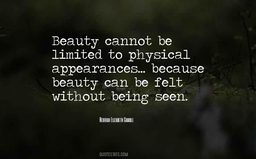 Beauty Appearance Quotes #1613068