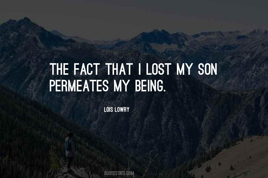 Quotes About Lost Son #1495737