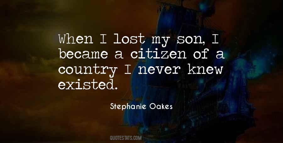 Quotes About Lost Son #1622385