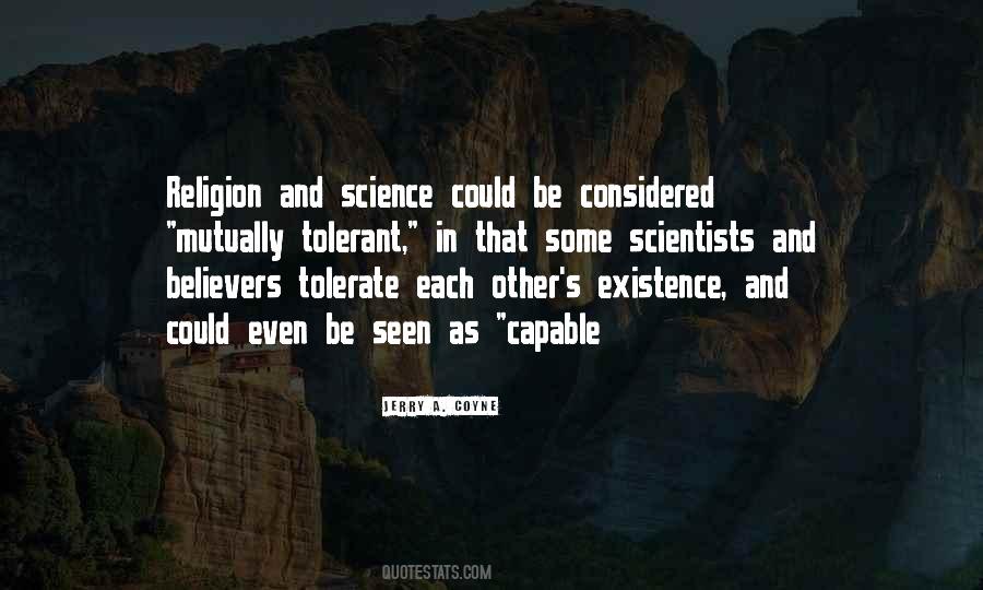 Quotes About Religion And Science #1606080