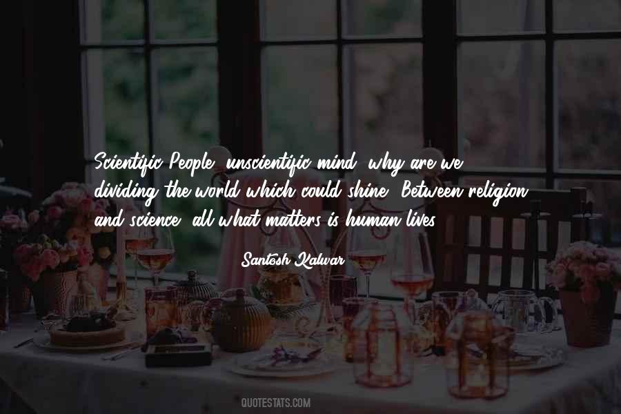 Quotes About Religion And Science #209404