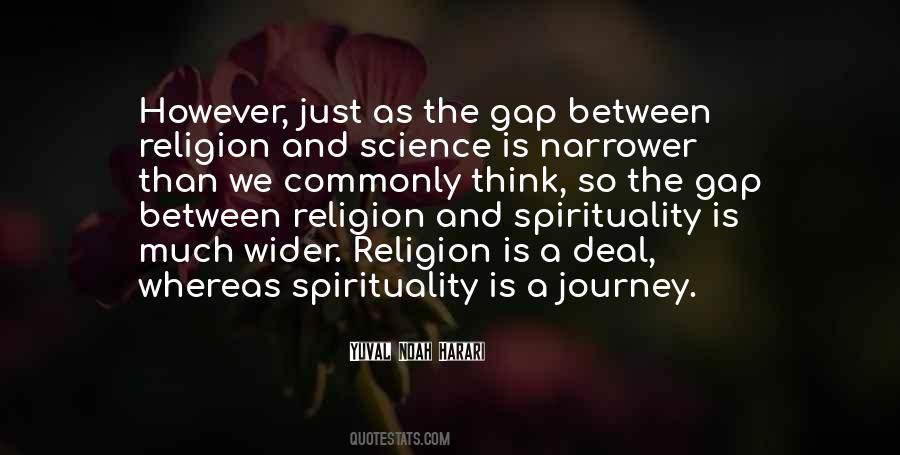 Quotes About Religion And Science #365734